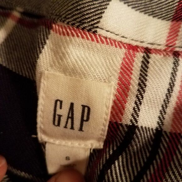 Gap Plaid Sleeveless Oversized Tunic Top NWT - Picture 4 of 6